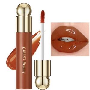 QIBEST BEAUTY Jelly Tinted Lip Gloss In Maroon